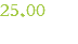 25.00